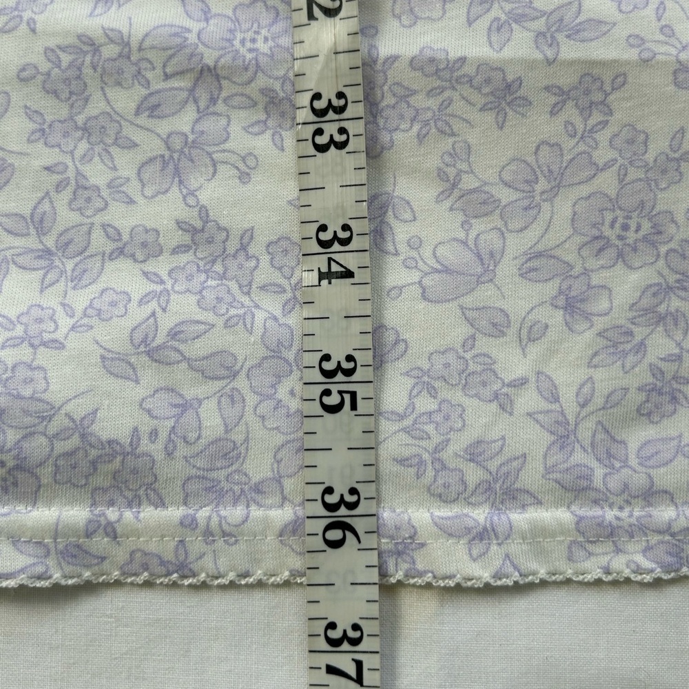Miss Elaine Classics Nightgown Womens Small Floral Print Lace Accent Midi NWT - Picture 10 of 12